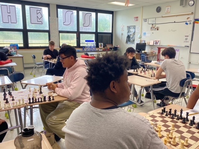 Bremen's chess team practices on Sept. 24 to prepare for their upcoming competitive season. Any student interested in joining the chess team can see Mr. Carlson in room 151.