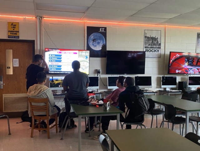 Members of the E-Sports team have fun practicing and playing games Oct. 25 as they prepare for their Nov. 6 competition. 